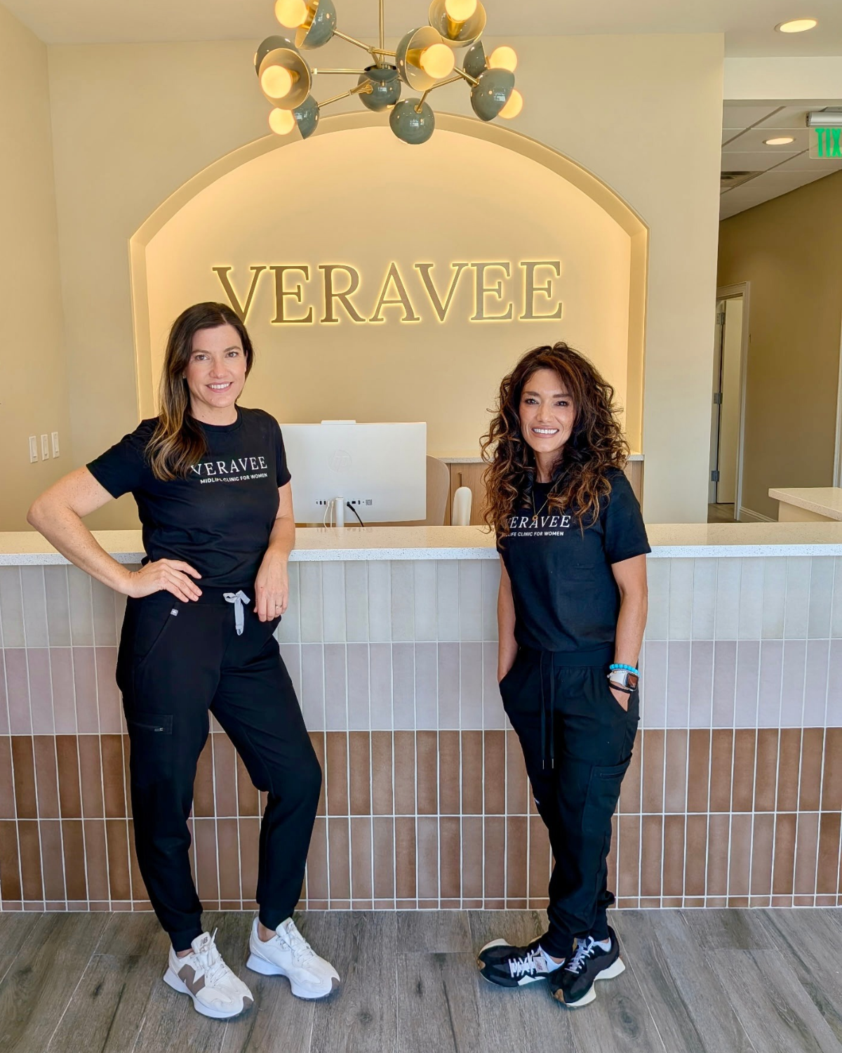 Becky and Shantel at the Veravee front desk