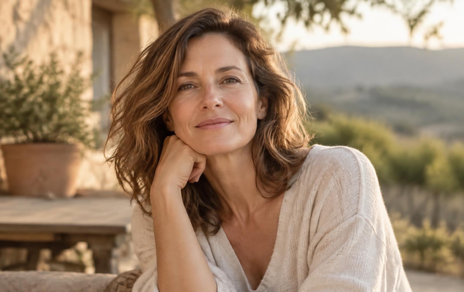 Woman feeling clear and confident after addressing perimenopause symptoms
