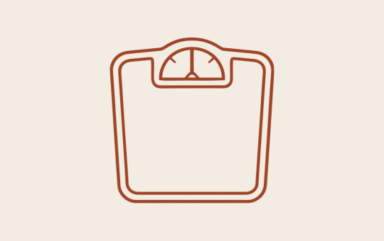 Scale icon representing GLP-1 weight and metabolic therapy